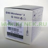 BD Microlance Игла одноразовая инъекционная стерильная 27G (0,4 x 19 мм) [100шт/уп]