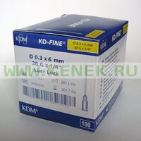 КД-Файн Игла 30G (0,30 х 6 мм)