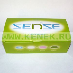 Sense Маска 3-слойная, на резинках (Россия) [50шт/уп]