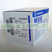 Terumo Neolus Игла одноразовая инъекционная стерильная 23G (0,6 х 25 мм) тонкая стенка